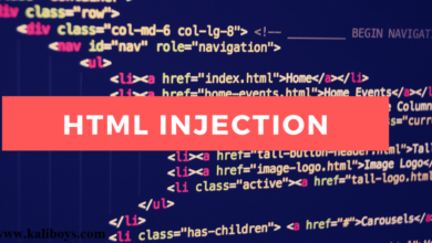HTML Injection چگونه است